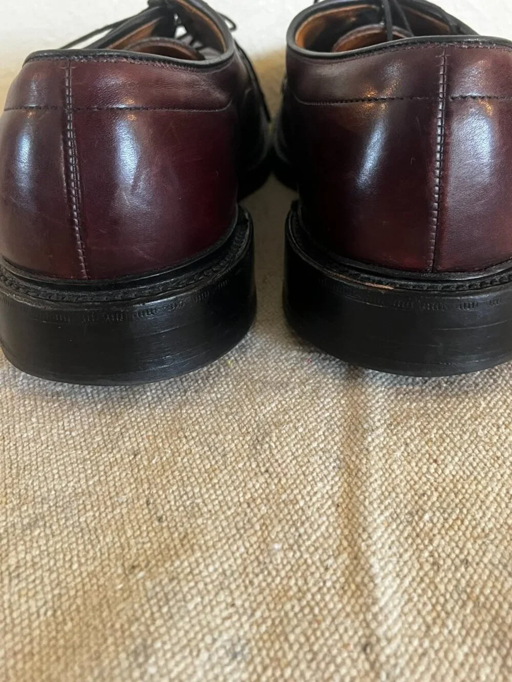 Allen Edmonds Men's Brown Hillcrest Leather Dress Office Shoes Sz 9.5